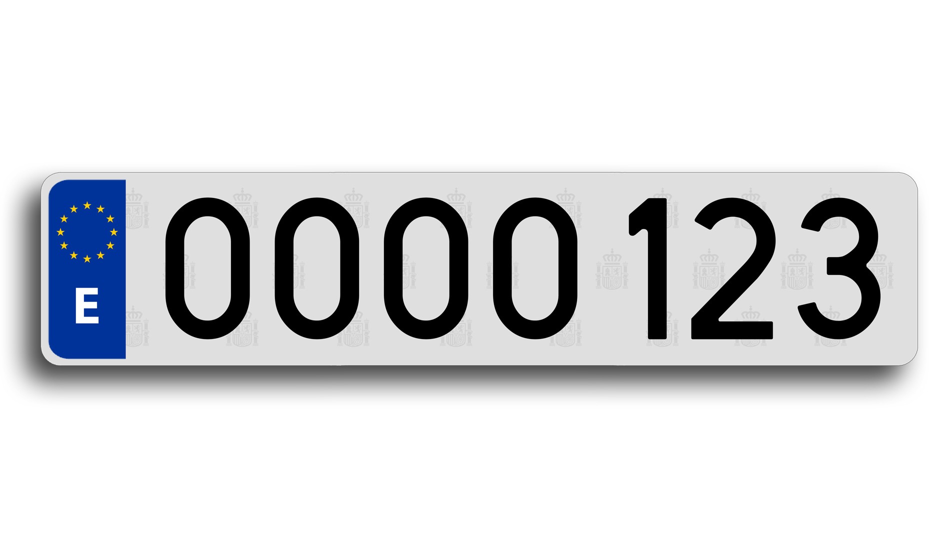 Matricula Acrilica Adhesiva Comprar Al Mejor Precio Online